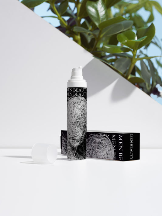 Men's skincare product with packaging on a white background, Night Cream.